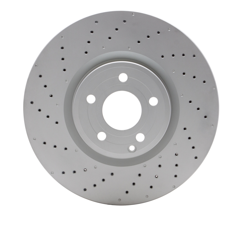 Mercedes-Benz SL400 Brake Rotor (1) - Front - R1 Concepts - Drilled Carbon Alloy GeoMET - `13-`20